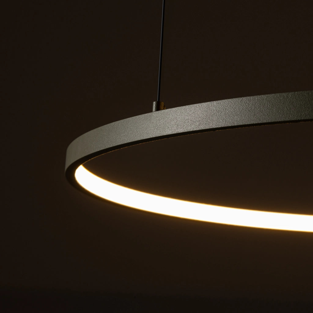 Lampada sospesa Nowodvorski Circolo M Ø60 oliva LED 21W