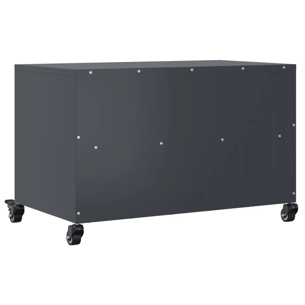 Mobile TV-Credenza TV-Console TV Antracite 68x39x43,5 cm in Acciaio 560503
