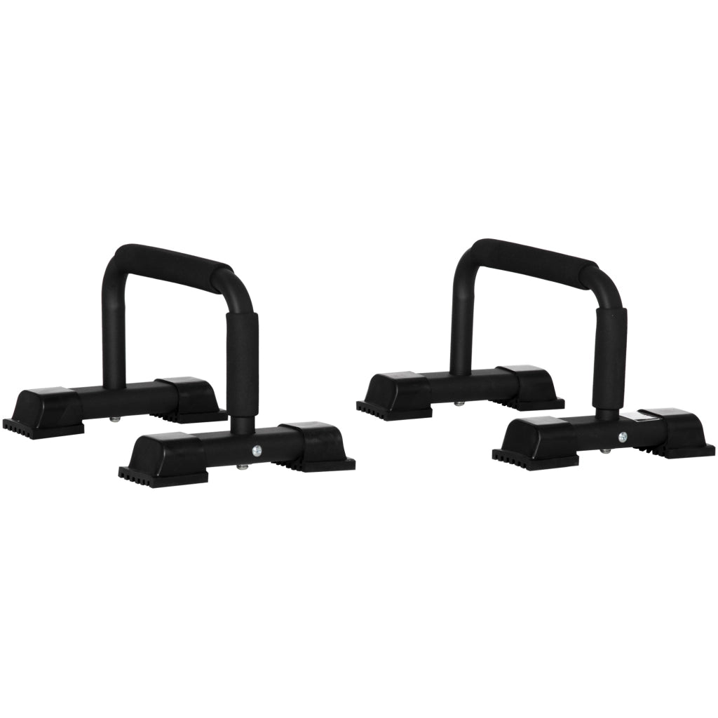 Set di Barre Parallele in Acciaio ¨C zephmum ¨C Nero 36x25x20 cm