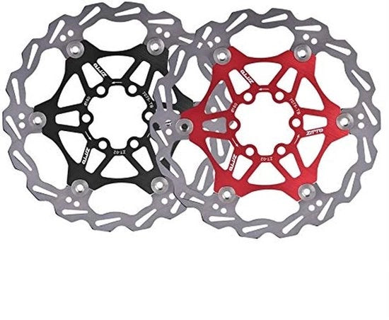 Remschijf 160 mm - Rotor Flottante - 6 Pinze - Buon Scambio Termico - Lunga Durata - Eccellenti Prestazioni di Frenata - Rotor di Frenata per Bicicletta