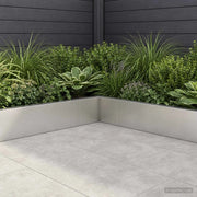 Muro di contenimento 2 pz 50 x 50 x 30 cm Acciaio Inox Argento 8015166