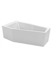 Vasca da bagno angolare destra in acrilico RIHO RETHINK SPACE M Plug&Play 170x90 cm