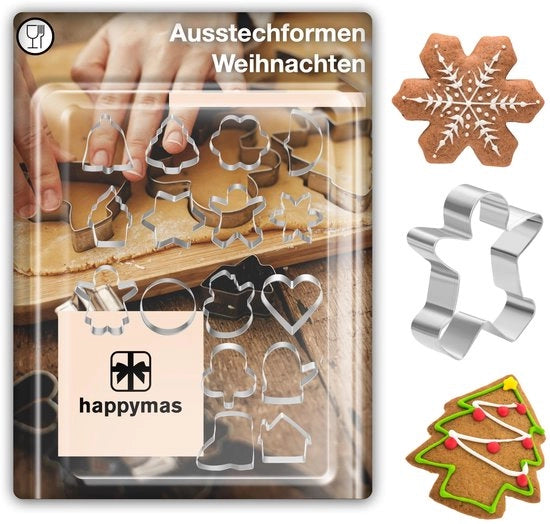 Set di 20 forme per biscotti a Natale, forma per biscotti da cuocere - Natale & Natale - Forme per biscotti & Forme per biscotti