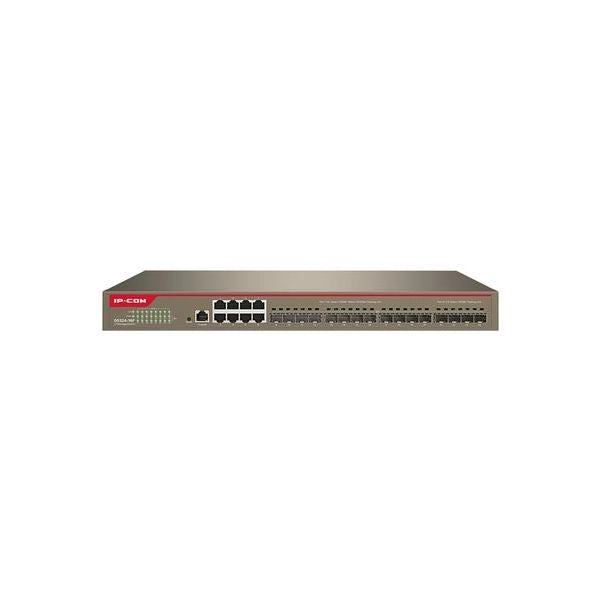 Switch ip-com g5324-16f 8p gigabit+16p sfp 1p console, l3 cloud managed