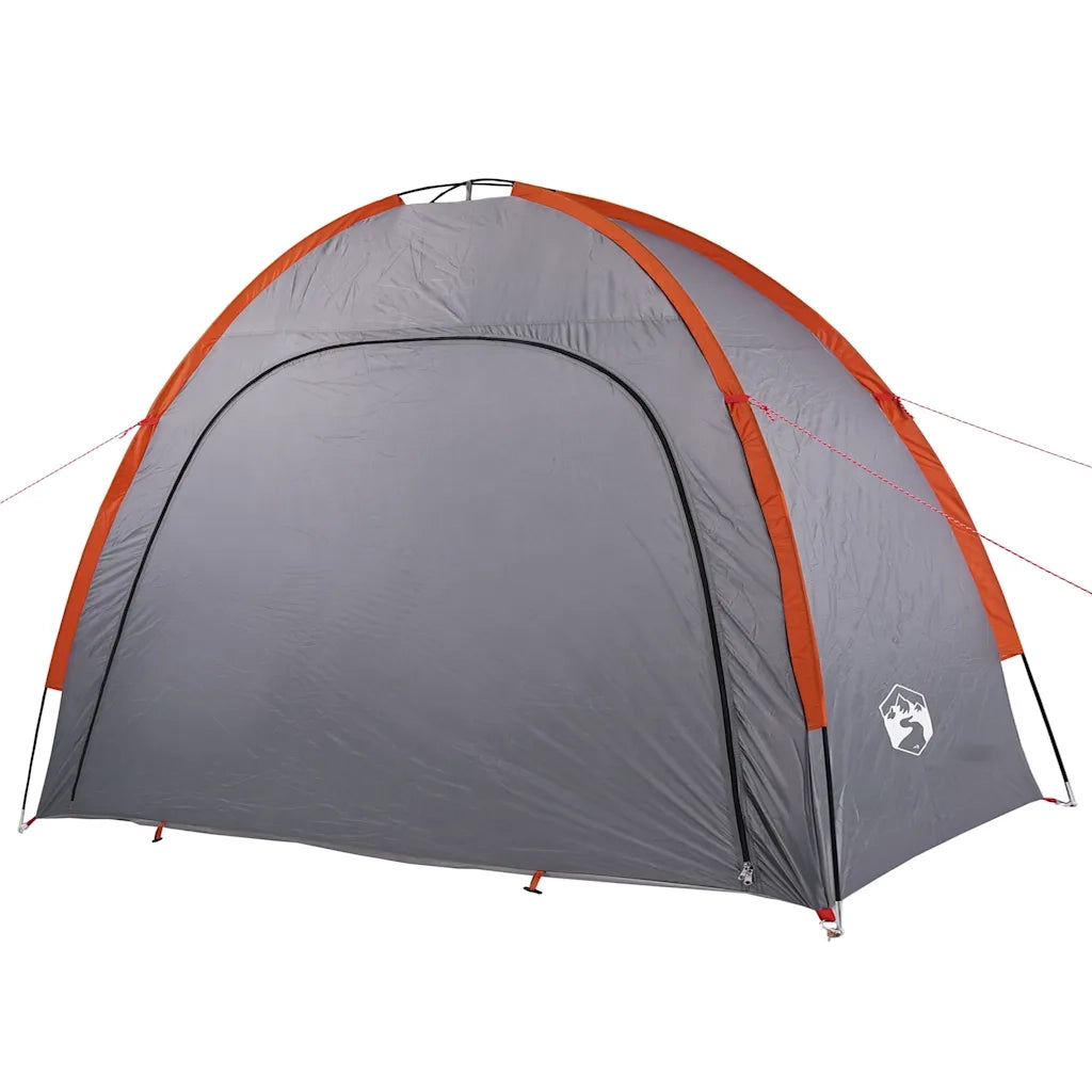 Tenda Portaoggetti Grigio e Arancione Impermeabile