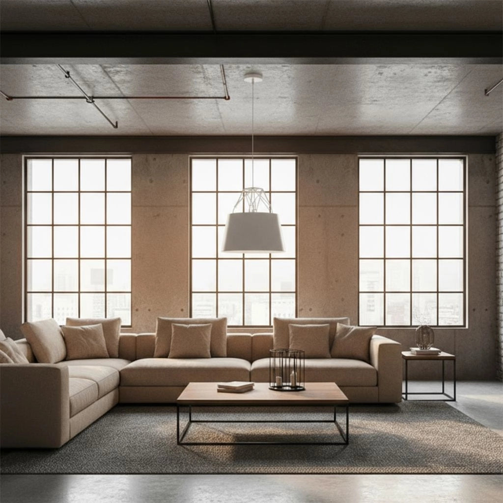 Lampada Da Soffitto Pensile Metallico Bianco APP423-1CP