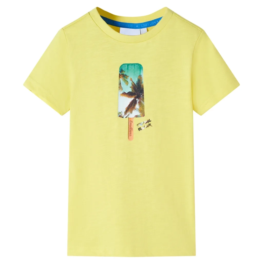 Maglietta da Bambina Gialla 140cod mxl 133280