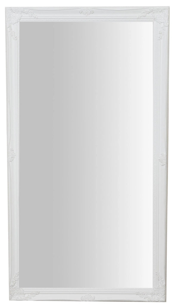 Biscottini Specchiera da appendere verticale/orizzontale L72xPR4xH132 cm finitura bianco anticato
