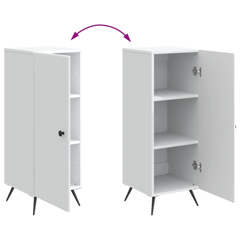Credenza Bianco 33 x 34,5 x 90 cm Legno ingegnerizzato 895515