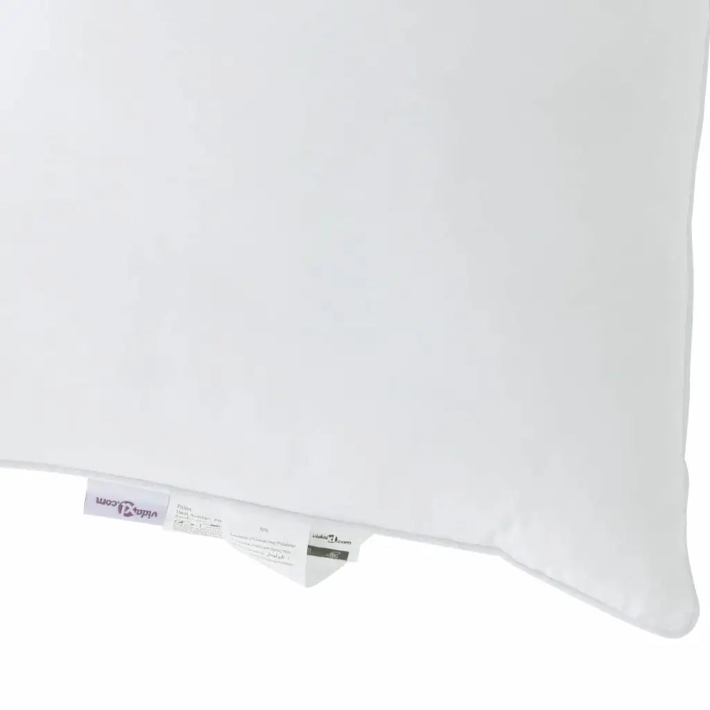 Cuscino 2 pz Bianco 61 x 41 x 20 cm Cotone e Poliestere CFW5492650
