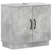 Armadio per Lavabo da Bagno HOORN Grigio Cemento 897228