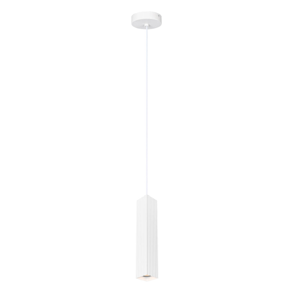 Sospensione TECNO Italux tubo quadra bianco sabbiato GU10