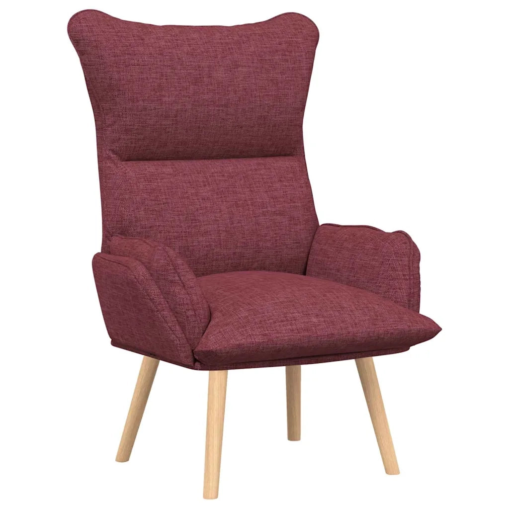 poltrona Rosso Vino 69 x 74 x 93 cm Tessuto e compensato 42001868