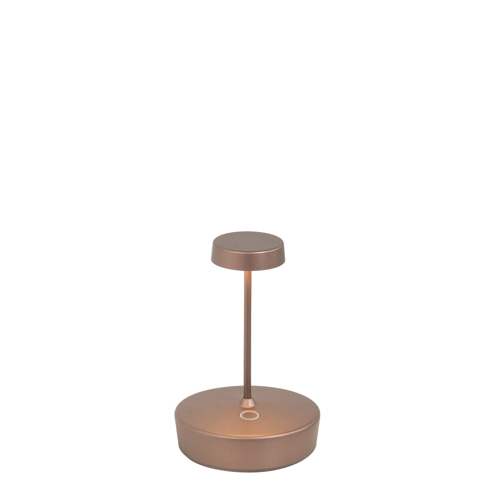 Lampada a led da tavolo Swap mini pro Bronzo ricaricabile e dimmerabile - 2W, 2200-2700-3000K, IP65