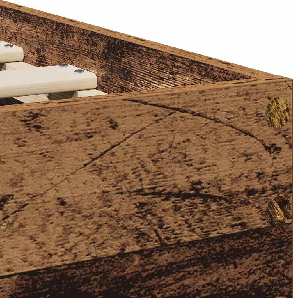 Struttura del letto Legno vecchio 90 x 200 cm Legno multistrato 871654
