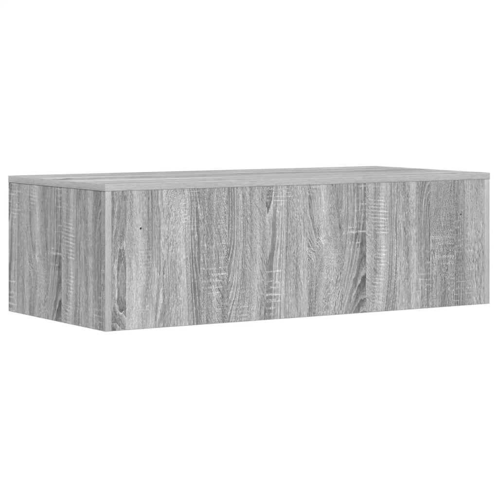 Scrivania a parete Grigio Sonoma 100 x 45 x 30 cm 891405