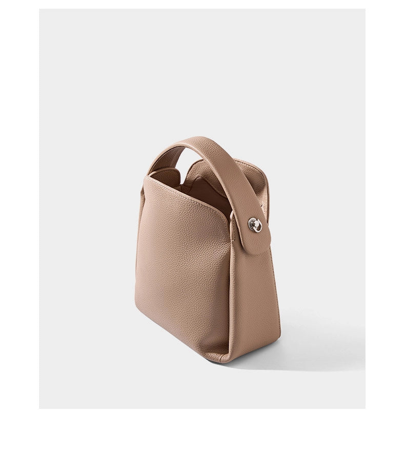 Borsa a tracolla Hobo in vera pelle marrone