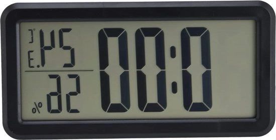 Orologio Digitale Elettronico a Parete con LCD - Dimensioni 150 x 75 x 14 mm.
