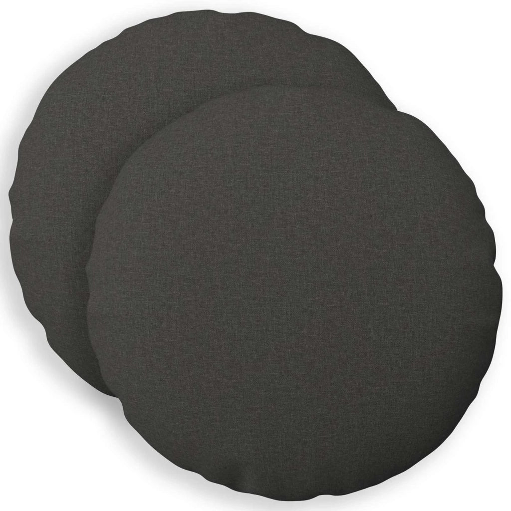 Federa 2 pcs HEERLEN Grigio Scuro Ø 40 cm 922179