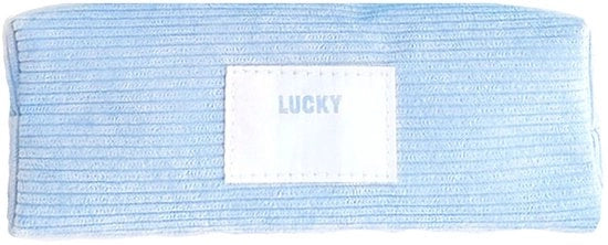 Etui per matite floreale, etui, tas per scrivere, etui per ragazze, etui leggero con disegno di fiori (blu chiaro 342)