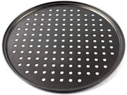 Piatto per Pizza in Acciaio di Carbonio - 32CM - Piatto per Pizza Geperforato