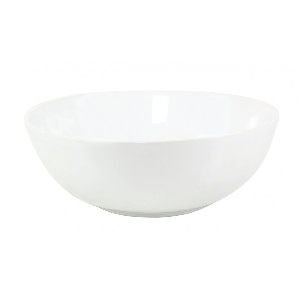 Insalatiera bianca tonda in ceramica kent 23 cm