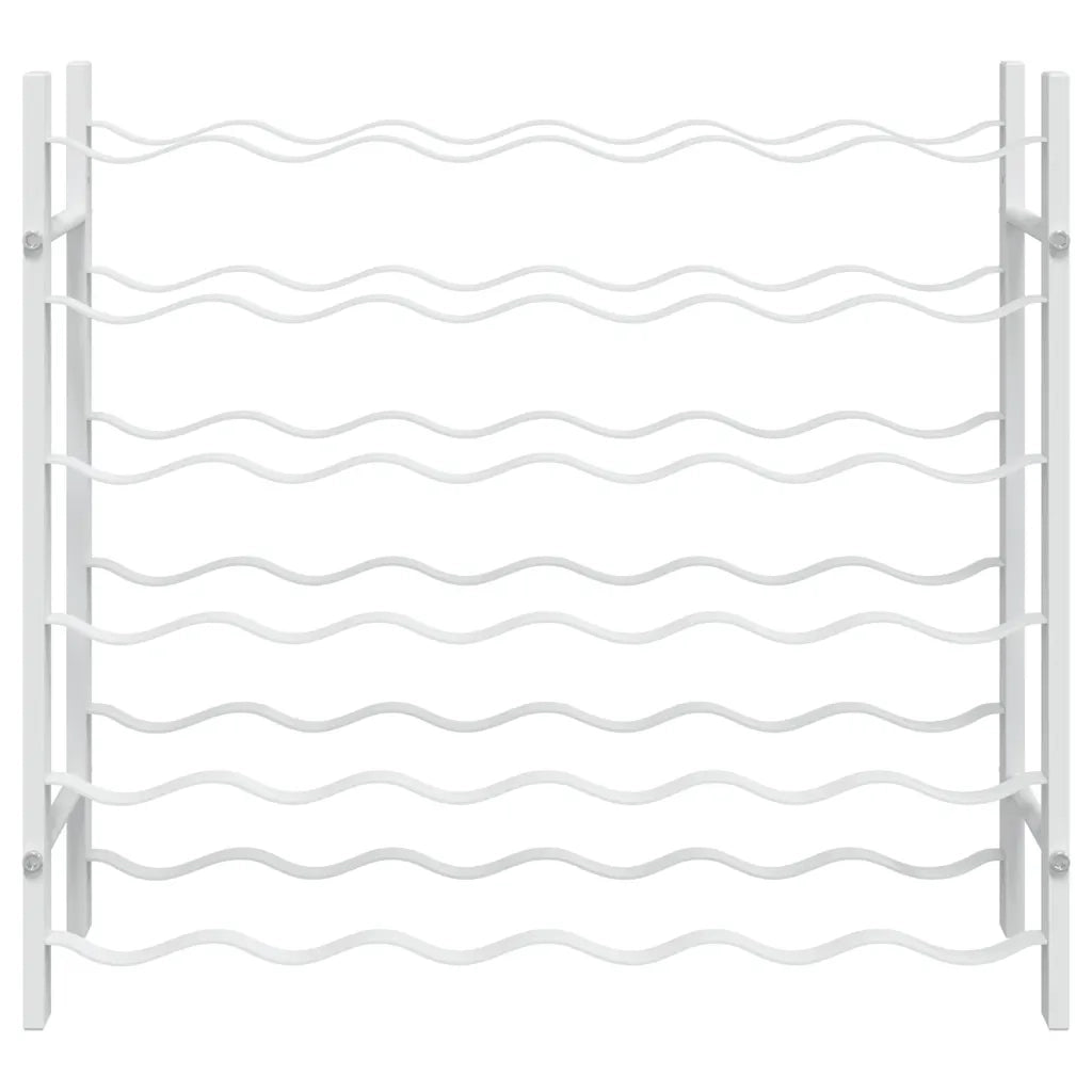 Portabottiglie per 36 Bottiglie Metallo Bianco CFW4012407