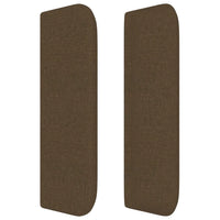 Testiera ad Orecchio Marrone Scuro 83x16x78/88 cm in Tessuto cod mxl 31730