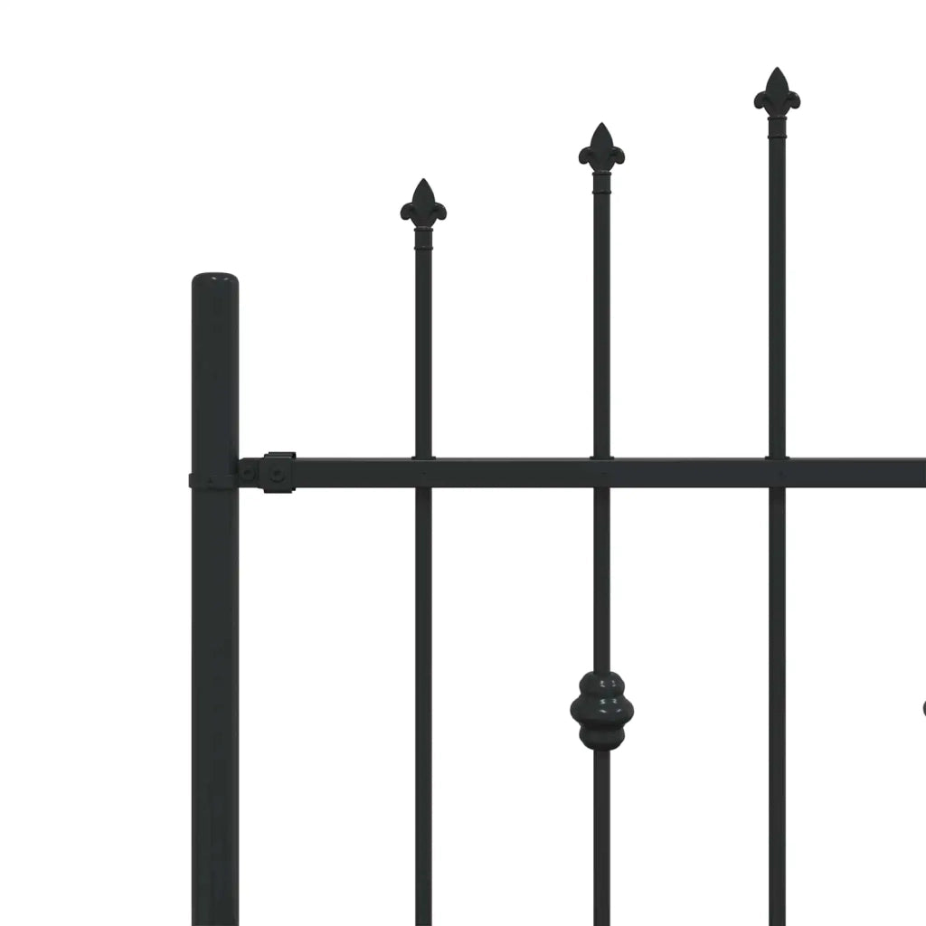 Recinzione a punte Asten Nero