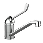 Miscelatore lavello in ottone cromato con leva clinica linea Ten Tiemme