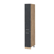 Vicco Armadio da farmacia Calcestruzzo nero 30 cm