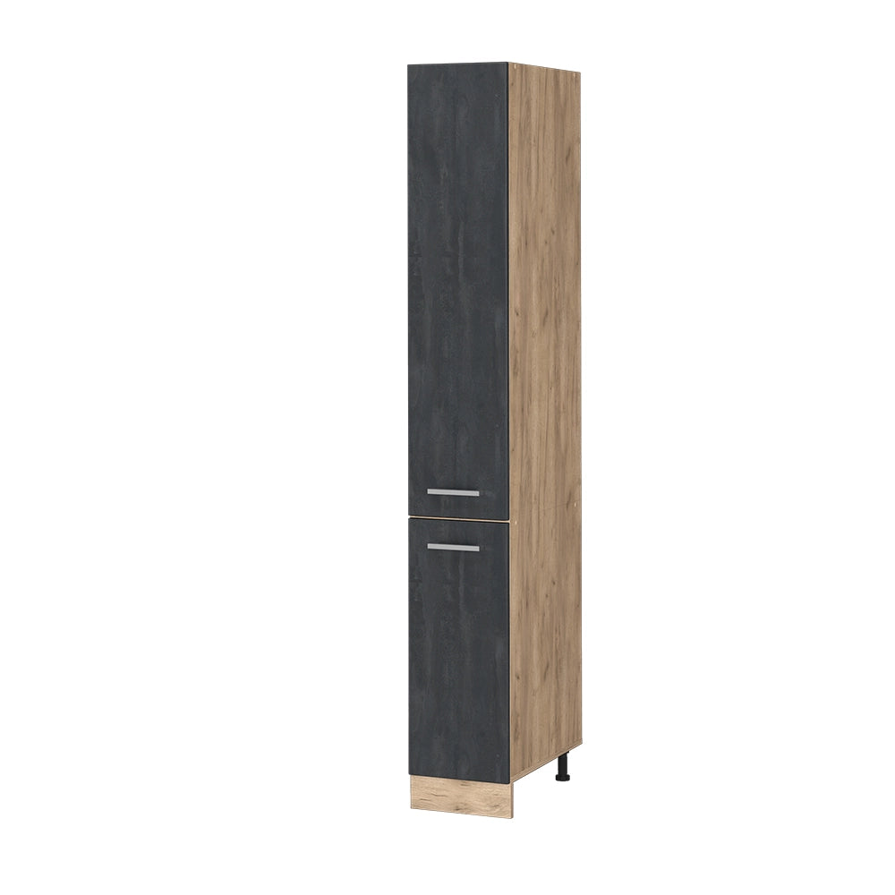 Vicco Armadio da farmacia Calcestruzzo nero 30 cm