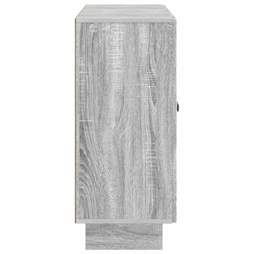 Credenza Grigio Sonoma 89 x 34,5 x 80 cm Legno ingegnerizzato