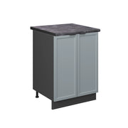 Vicco Mobiletto base cucina Blu-grigio chiaro 60 cm , PL Antracite