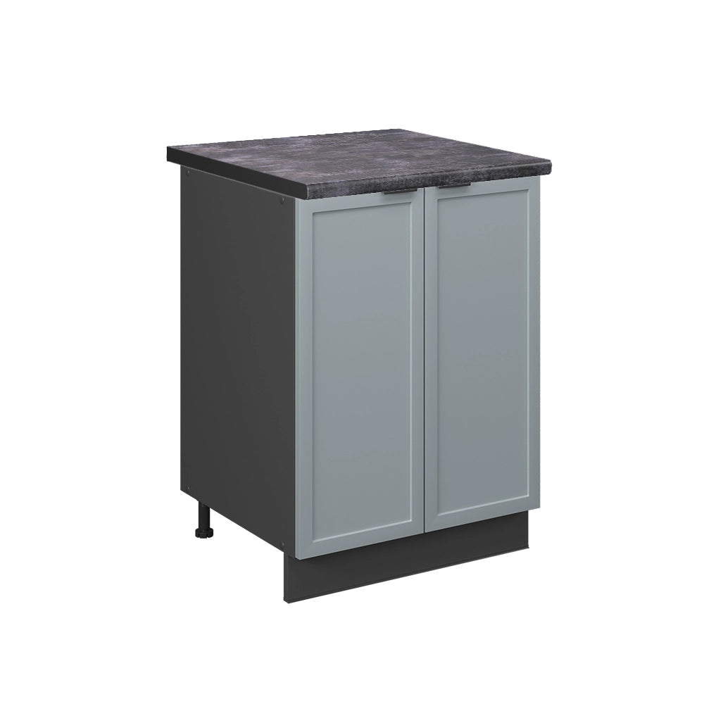 Vicco Mobiletto base cucina Blu-grigio chiaro 60 cm , PL Antracite