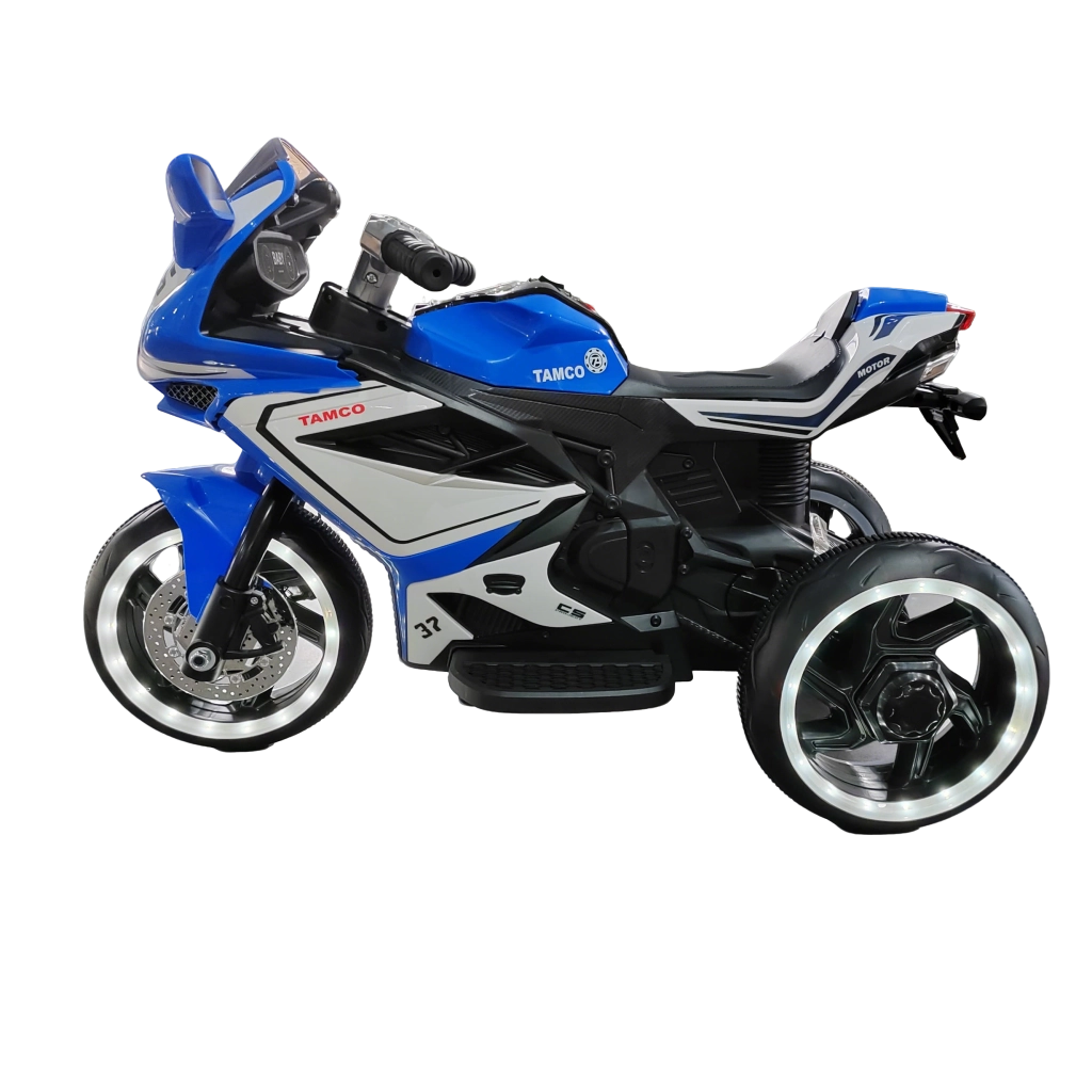 Moto Elettrica Bambini con Pedale e Luci ¨C zephmum ¨C Rosso