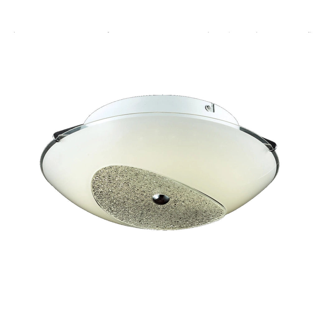 Plafoniera LED Italux Delia bianca tonda 30cm 12W 3000K