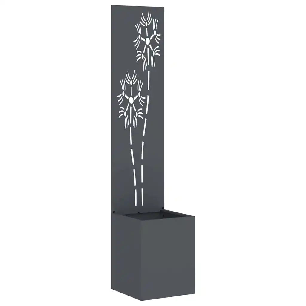Schermo per privacy in giardino Floreale Antracite 32 x 150 cm CFW2500133