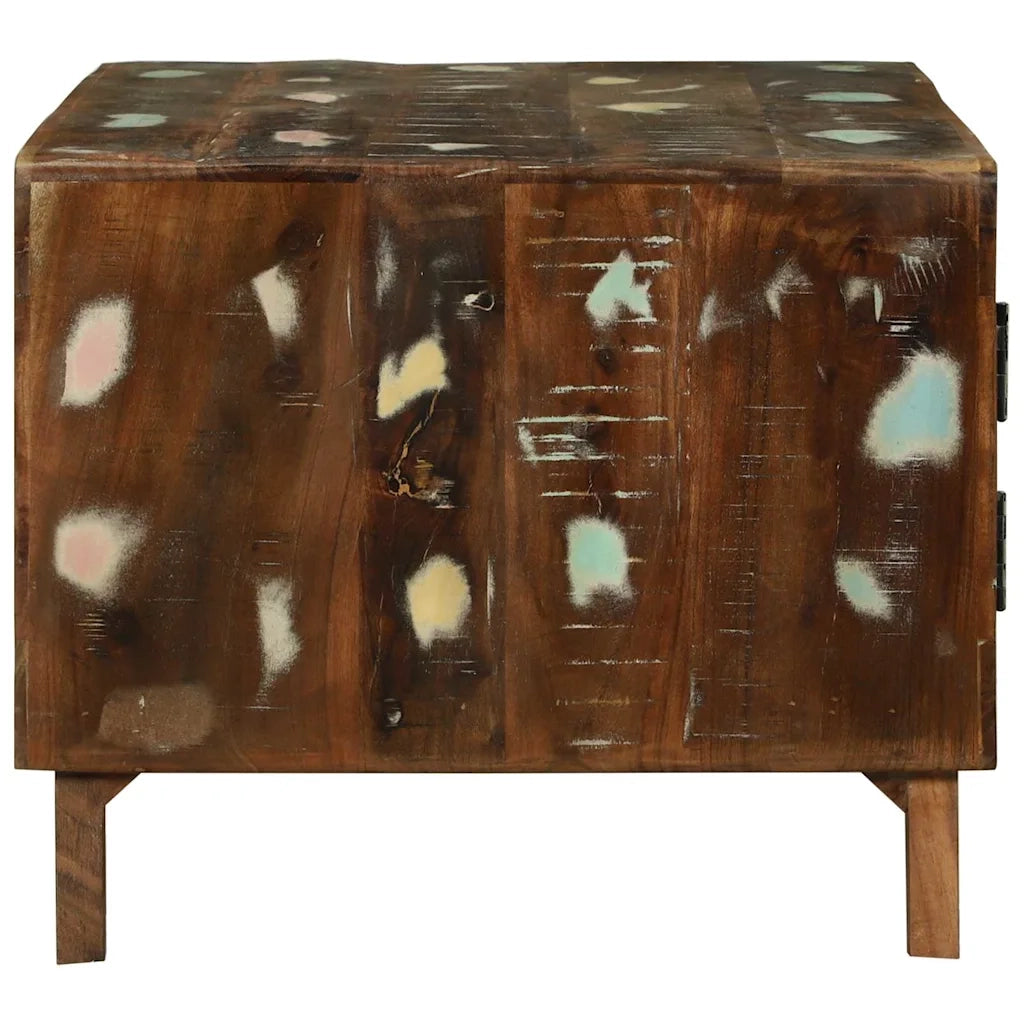 Tavolino da salotto Multicolore Legno Recuperato Massello 4104537