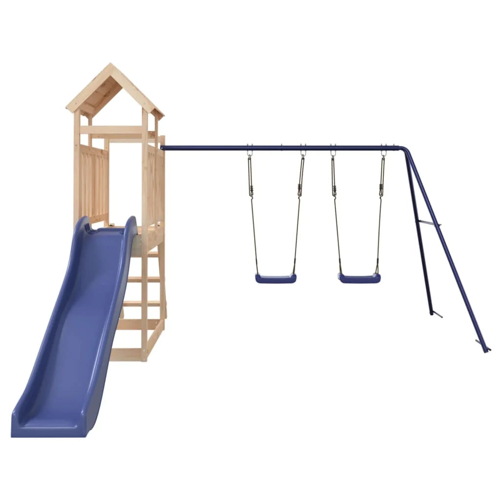 Area giochi da esterno 313 x 379 x 214 cm legno massello di pino 02_0004638
