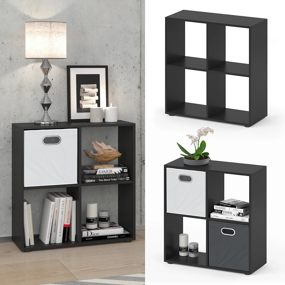 Vicco Scaffale Nero 72.6 x 72 cm