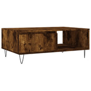 Tavolino da salotto | Tavolino da caff¨¨ | Tavolino da Soggiorno Rovere Fumo 90x60x35cm in Legno Multistrato