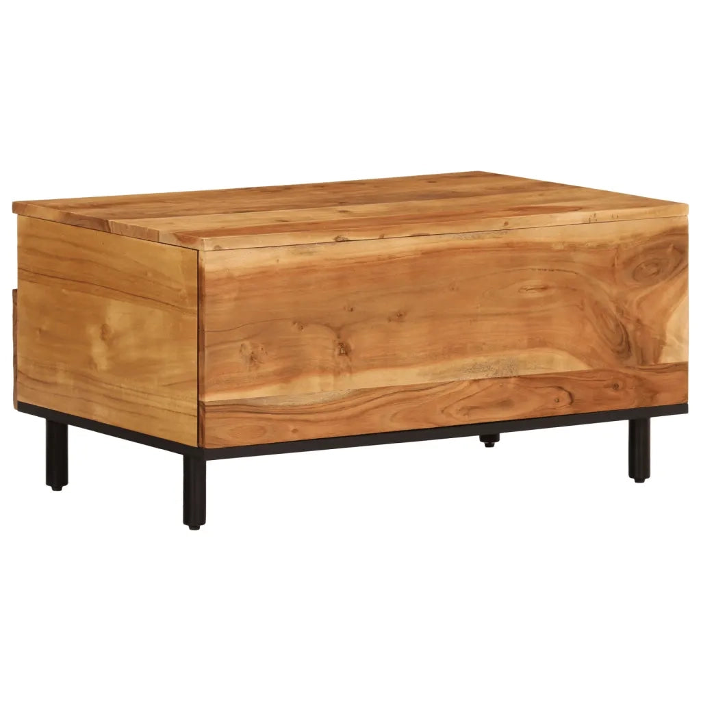 Tavolino da Salotto 80x54x40 cm in Legno Massello di Acacia 356868