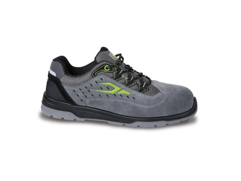 Scarpe da lavoro Beta 7317NA in pelle scamosciata traforata grigio - 44