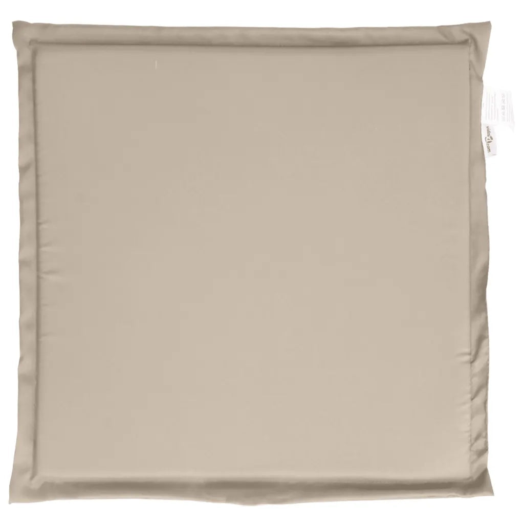 Imbottitura per Seduta Giardino 4pz Tortora 45x45x2 cm Quadrato 847726