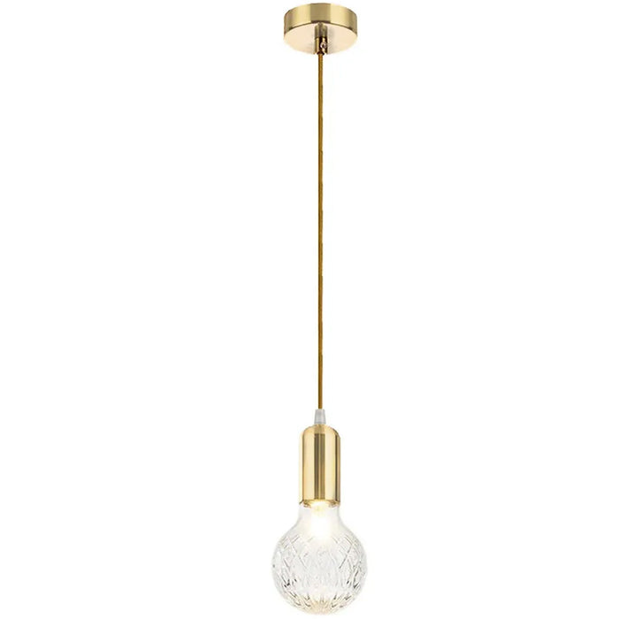 Lampada Da Soffitto Singola Retro Gold APP649-1CP