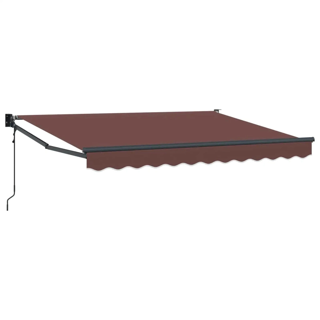 Tettuccio Elettrico Retrattile Marrone 3,5 x 2 m CFW2371607