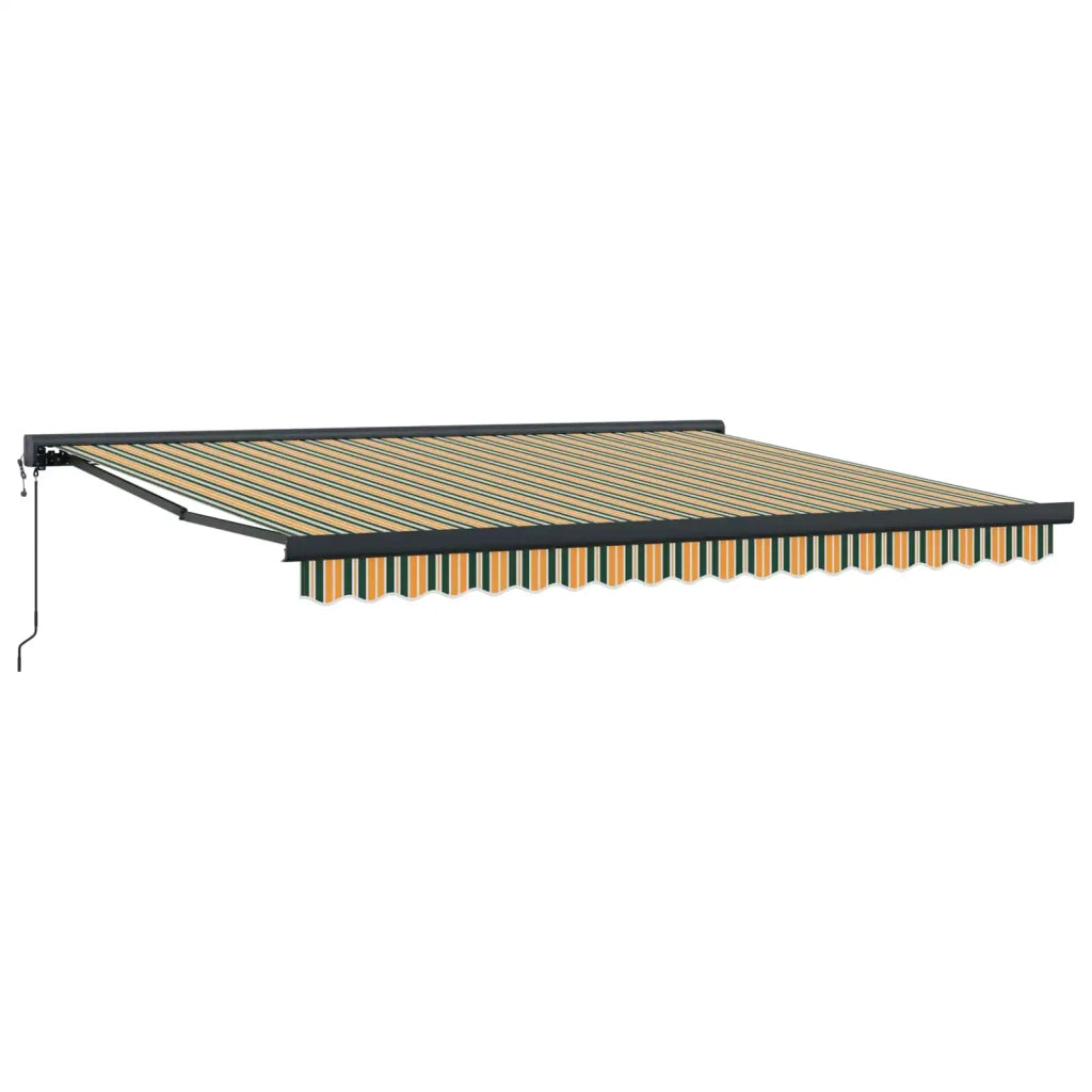 Tenda da Sole Verde e Giallo 400 x 300 x 165 cm 3330716