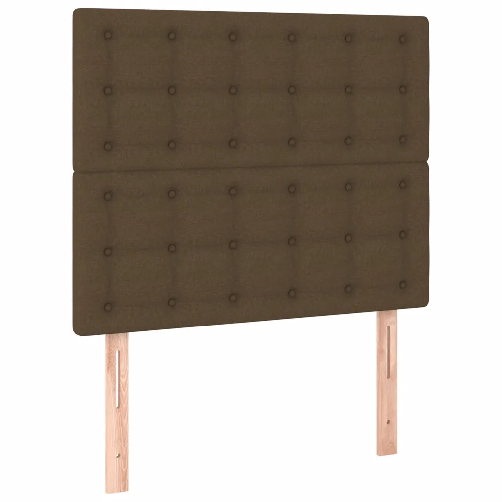 Giroletto senza Materasso Marrone Scuro 90x200 cm Tessuto 3125352