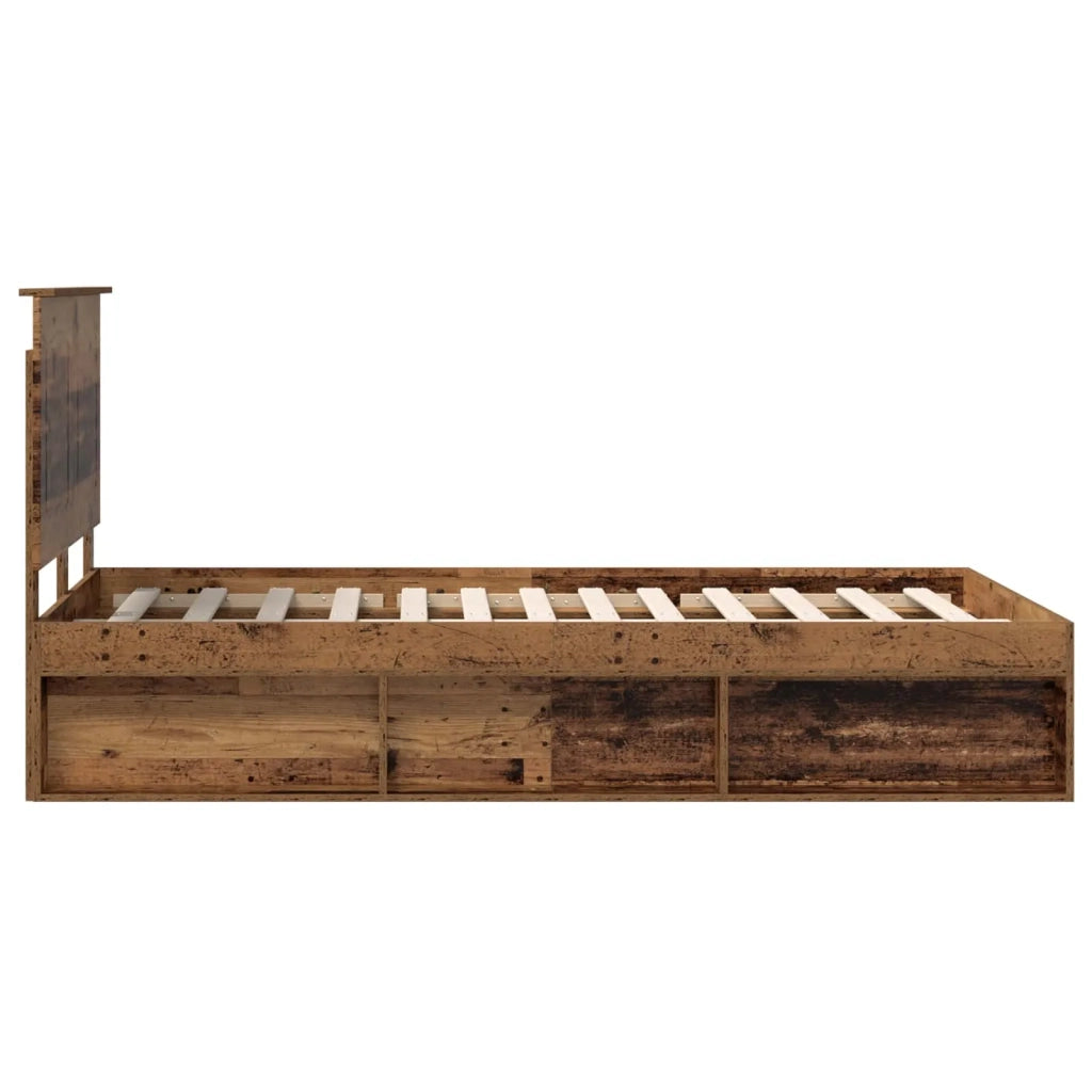 Struttura del letto Legno vecchio 120 x 200 cm Pino massello 3409388